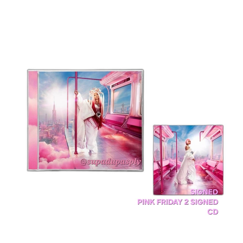 NICKI MINAJ SIGNED PINK FRIDAY 2 SIGNED CD x1
